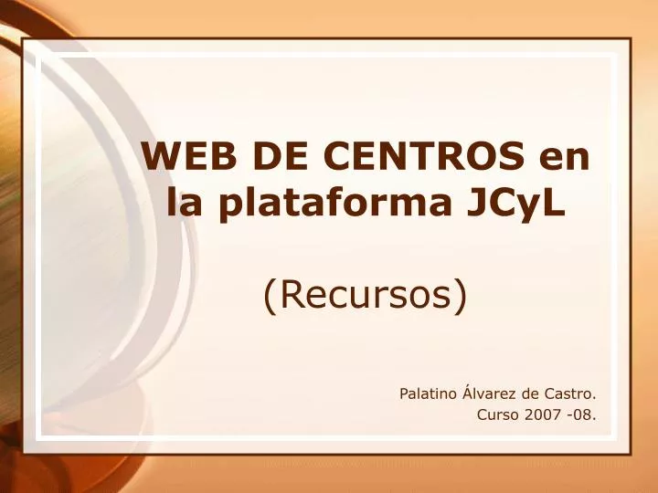 web de centros en la plataforma jcyl recursos