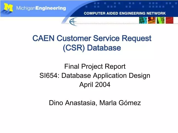 caen customer service request csr database