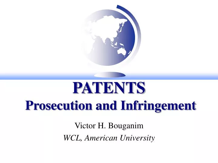 patents prosecution and infringement