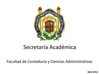 secretar a acad mica