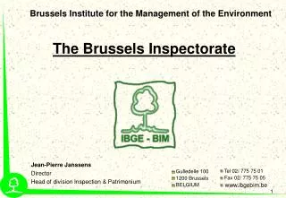 Brussels Institute for the Management of the Environment