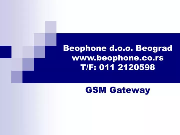 beophone d o o beograd www beophone co rs t f 011 2120598