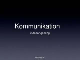 kommunikation