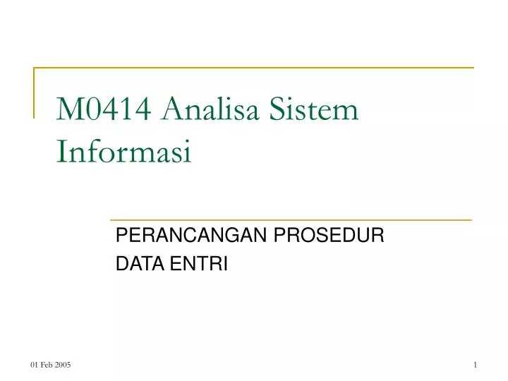 m0414 analisa sistem informasi