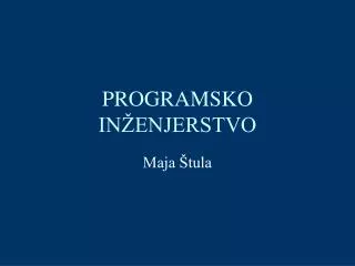 programsko in enjerstvo