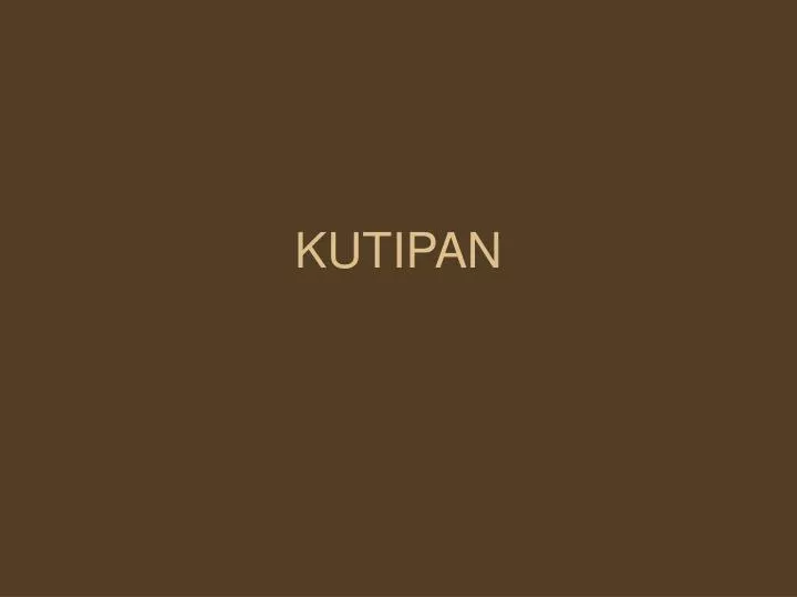 kutipan