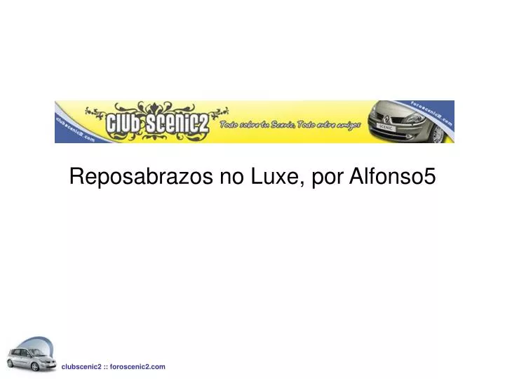 reposabrazos no luxe por alfonso5