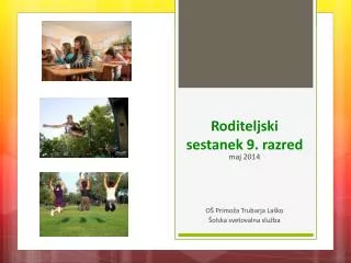 roditeljski sestanek 9 razred