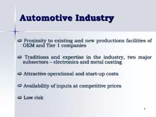 Automotive Industry