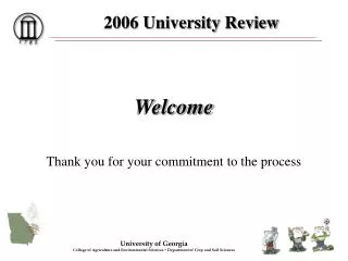 2006 University Review