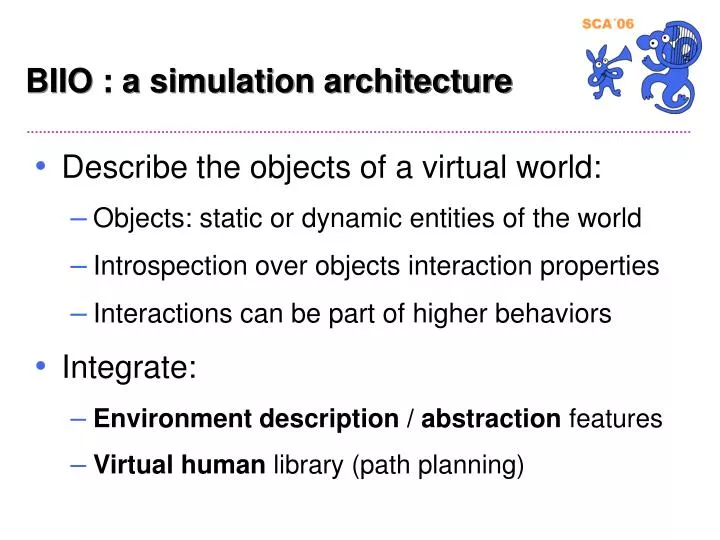 biio a simulation architecture
