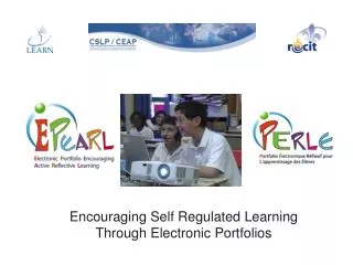 Encouraging Self Regulated Learning Through Electronic Portfolios