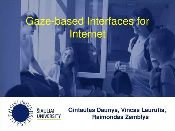gaze based interfaces for internet