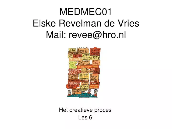 medmec01 elske revelman de vries mail revee @ hro nl