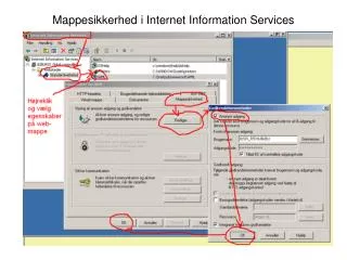 Mappesikkerhed i Internet Information Services