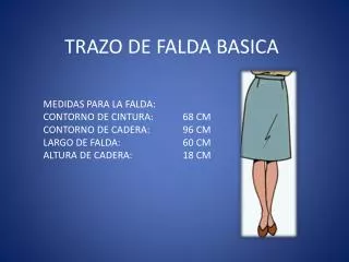 trazo de falda basica