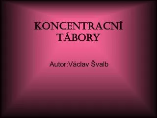 koncentracn t bory