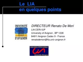 le lia en quelques points