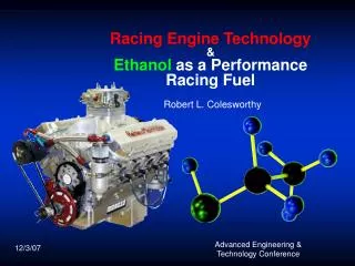 Racing Engine Technology &amp; Ethanol as a Performance Racing Fuel