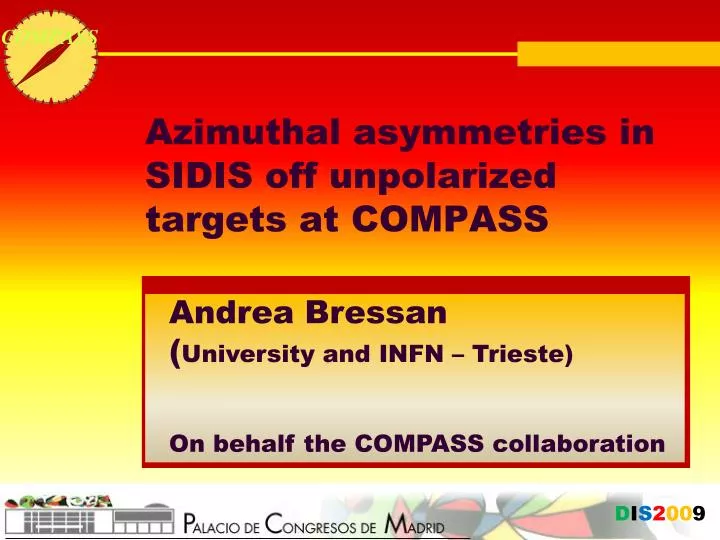 azimuthal asymmetries in sidis off unpolarized targets at compass