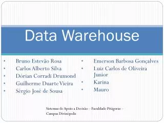 data warehouse