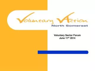 Voluntary Sector Forum June 11 th 2014