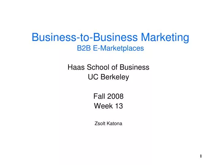 business to business marketing b2b e marketplaces