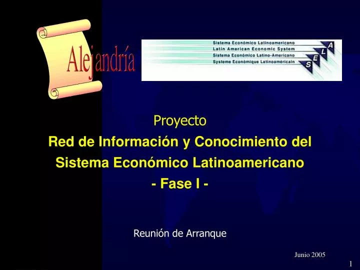 proyecto red de informaci n y conocimiento del sistema econ mico latinoamericano fase i