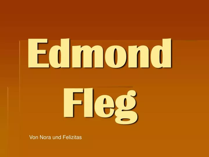 edmond fleg