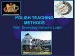 POLISH TEACHING METHODS - slide 1
