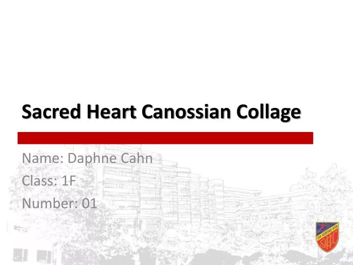 sacred heart canossian collage