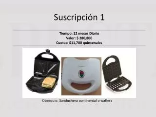 suscripci n 1