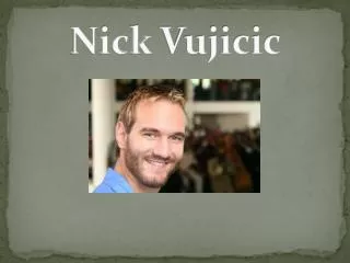 nick vujicic