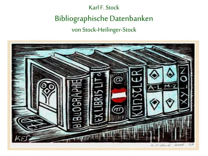 karl f stock bibliographische datenbanken von stock heilinger stock