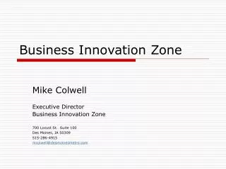 Business Innovation Zone