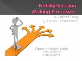 fertilitydecision making processes