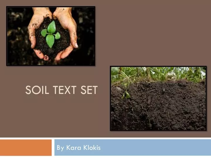 soil text set