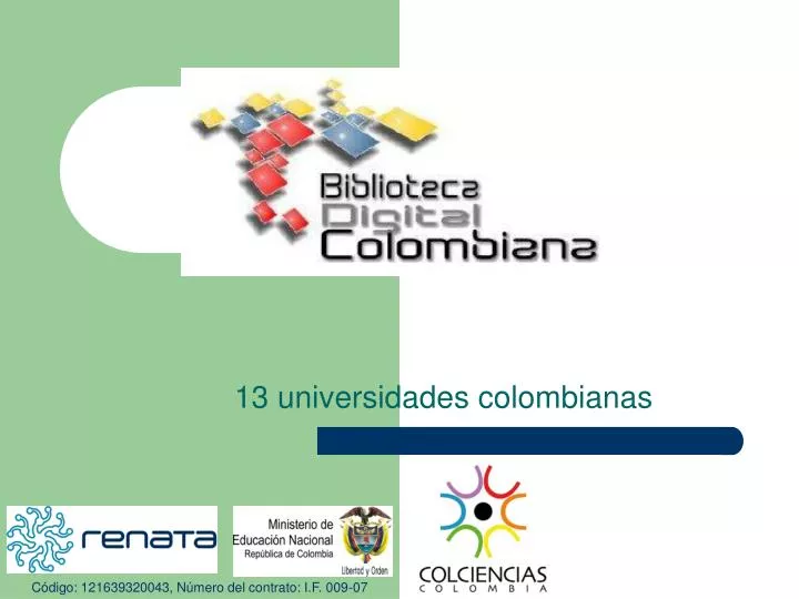 13 universidades colombianas