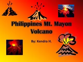 Philippines Mt. Mayon Volcano