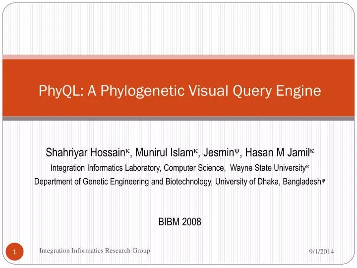 phyql a phylogenetic visual query engine
