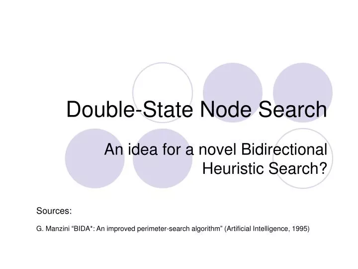 double state node search
