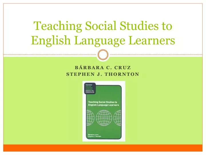 teaching social studies to english language learners