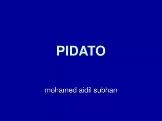pidato