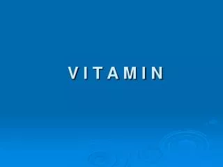 v i t a m i n