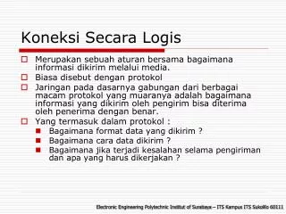 koneksi secara logis