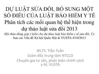 bs ts tr n tu n gi m c trung t m rtccd chuy n gia t v n ph n bi n ch nh s ch y t vusta