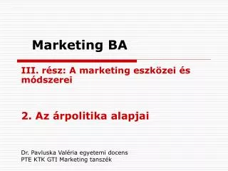 marketing ba