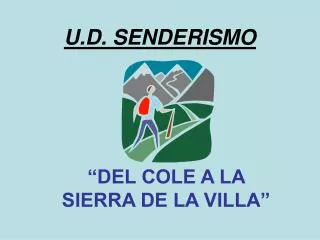 u d senderismo