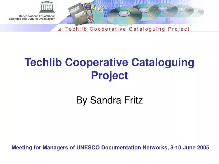 techlib cooperative cataloguing project