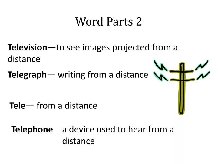 word parts 2